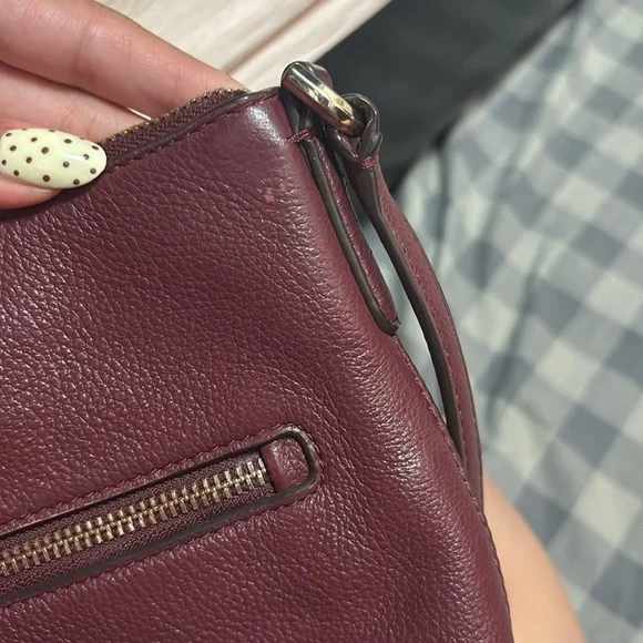 Kate Spade Jackson Crossbody Burgundy Bag - Picture 8 of 10